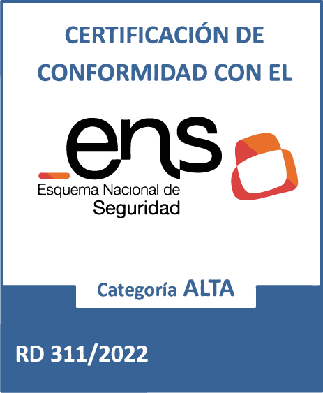 Certificación ENS (Categoría ALTA) - LIS Data Solutions
